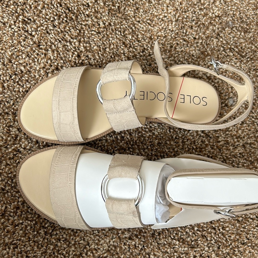 NWT Sole Society So-Sallen Sandals size 6